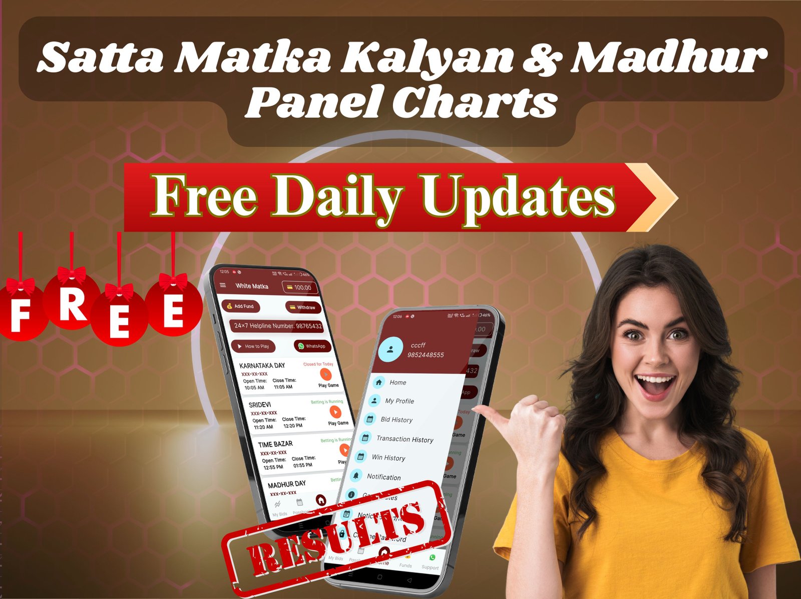 Satta Matka Kalyan & Madhur Panel Charts